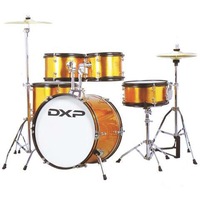 DXP 5 Piece Junior Drum Kit Gold Sparkle