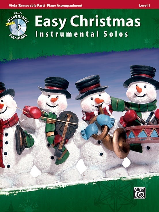 Easy Christmas Instrumental Solos Viola Book/CD