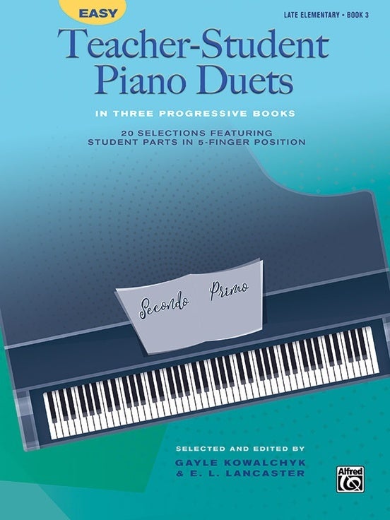 Easy Teacher-Student Piano Duets Book 3