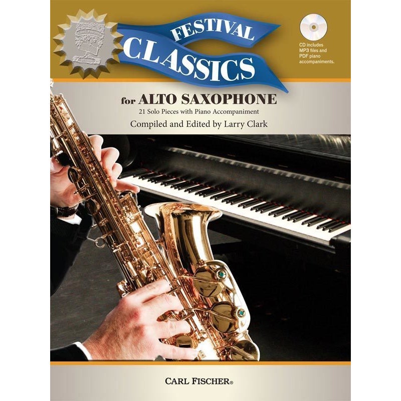 Buy Festival Classics For Alto Saxophone Softcover Book Cd Rom Mydeal