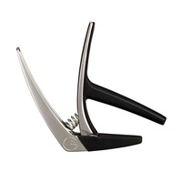 G7 Nashville 6 String Spring Capo - Silver, One-Handed Operation, Lightweight