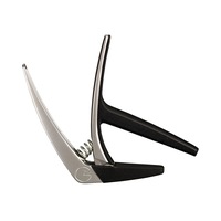 G7 Nashville Classical Capo - Lightweight, One-Handed Operation, Silver