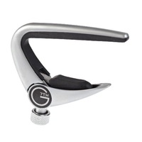 G7 Newport Classic Capo for Classical Guitars - Adjustable Tension, Silver