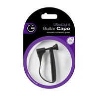 G7th UltraLight Adjustable Black Guitar Capo - 8g Pro-Level Design
