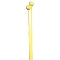 Glockenspiel Mallet / Beater Yellow PVC Plastic Pair
