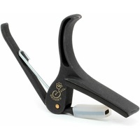 GROVER ULTRA Off-set Acoustic Guitar Capo Black GRO750BK