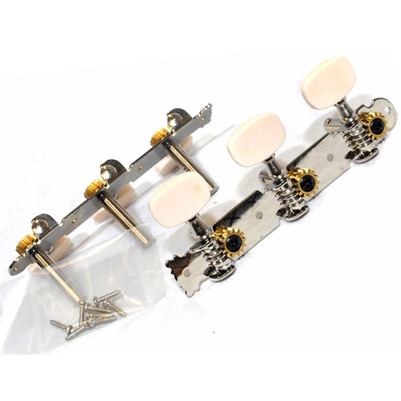 Buy GT LA Series Acoustic Tuning Machines on Plate in Chrome Finish (3