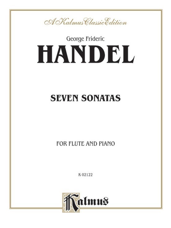 Handel Seven Sonatas For Flute And Piano
