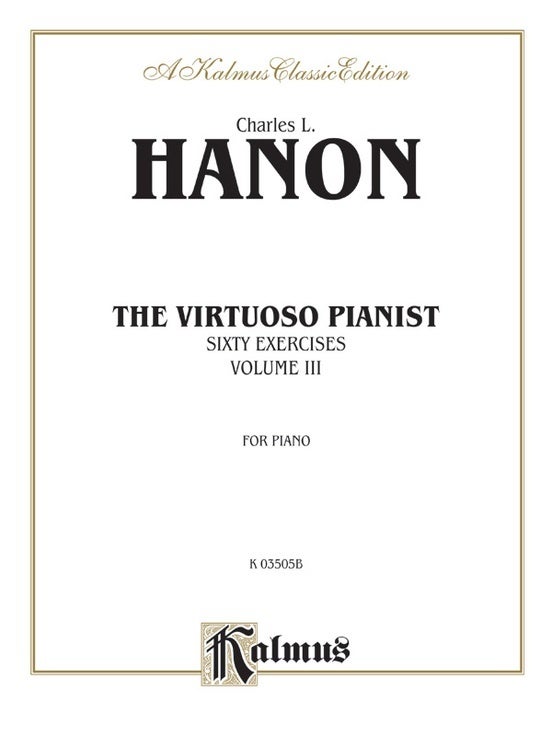 Hanon Virtuoso Pianist Book 3 P/S