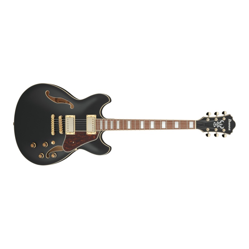 Buy Ibanez AS73G Artcore Semi Hollow Body Electric Guitar Black Flat