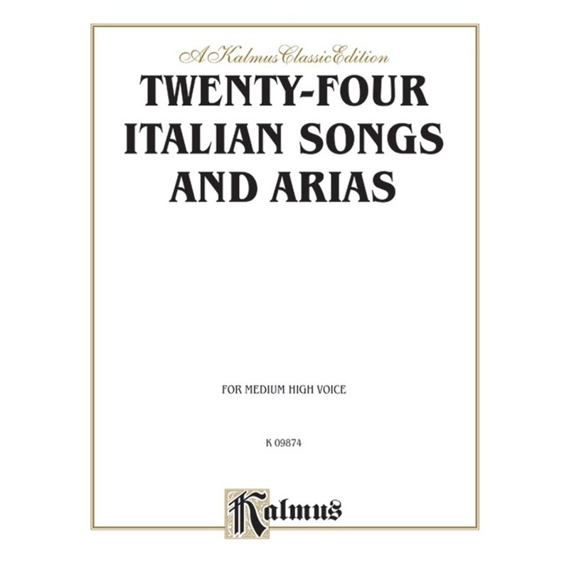 Buy Italian Songs And Arias 24 Med/High - MyDeal