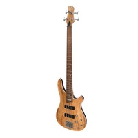 J&D Luthiers 20 Series 4-String Contemporary Active Electric Bass Guitar (Natural Satin)