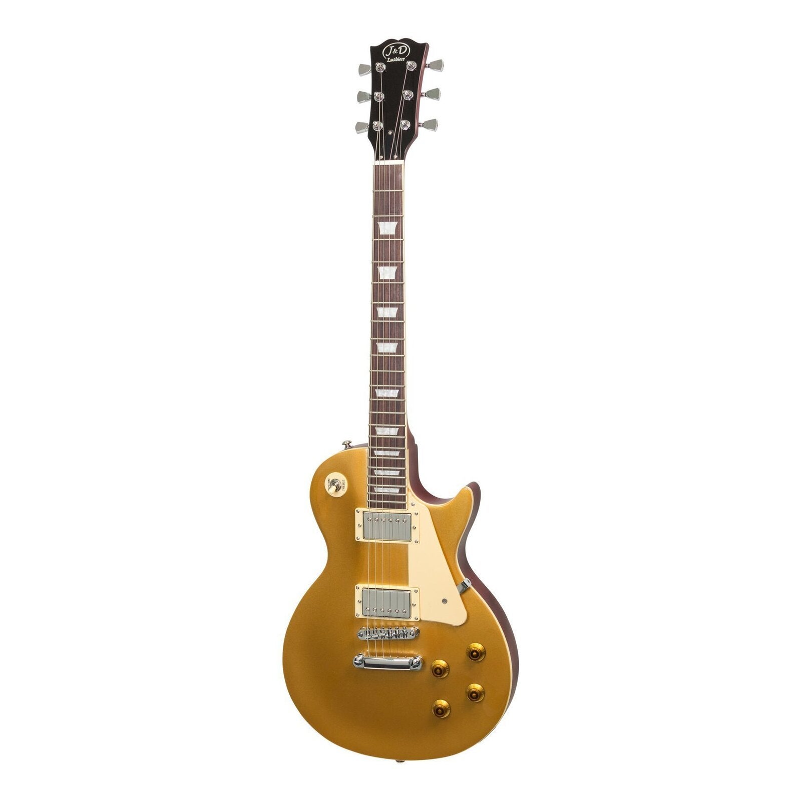 J&D Luthiers LP Style Electric Guitar (Gold Top)