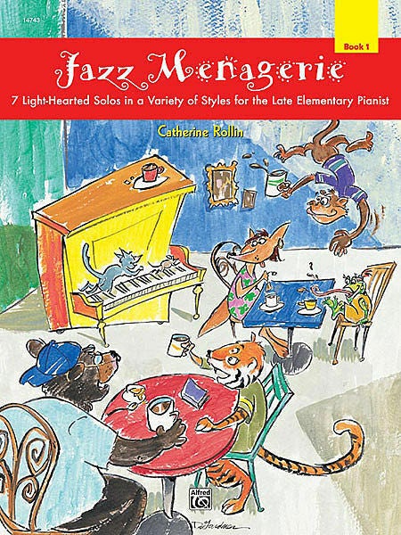 Jazz Menagerie Book 1 Rollin Piano Sheet Music Supplemental Pieces