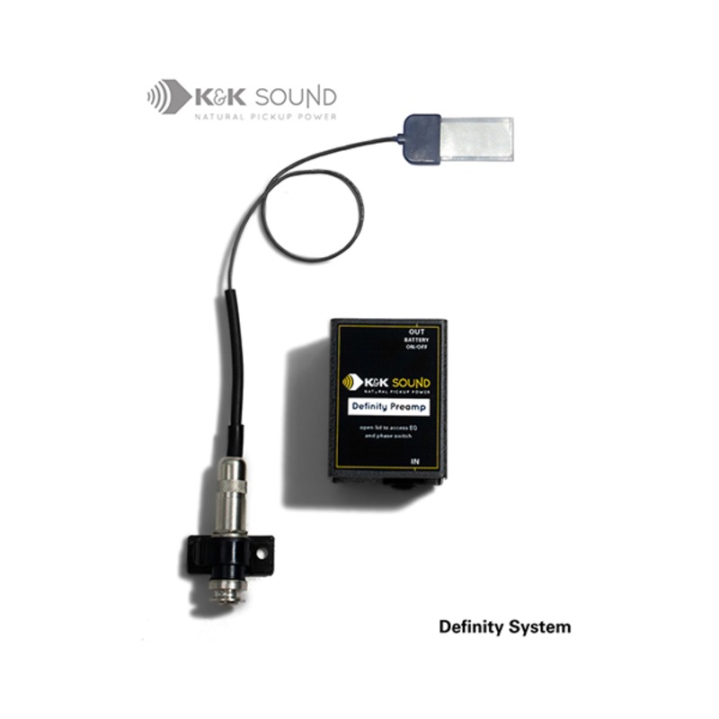 Buy K&K Definity System Floating Bridge Pickup + Preamp System MyDeal
