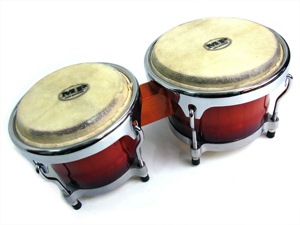 Mano Percussion Bongos Professional Cuban Style 7 Inch + 8 Inch