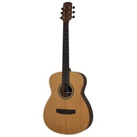 Martinez '25 Series' Spruce Top Acoustic-Electric Small Body Guitar (Natural Satin)