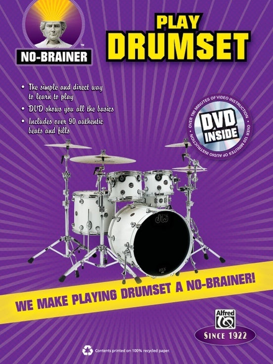No-Brainer Play Drumset Book/DVD