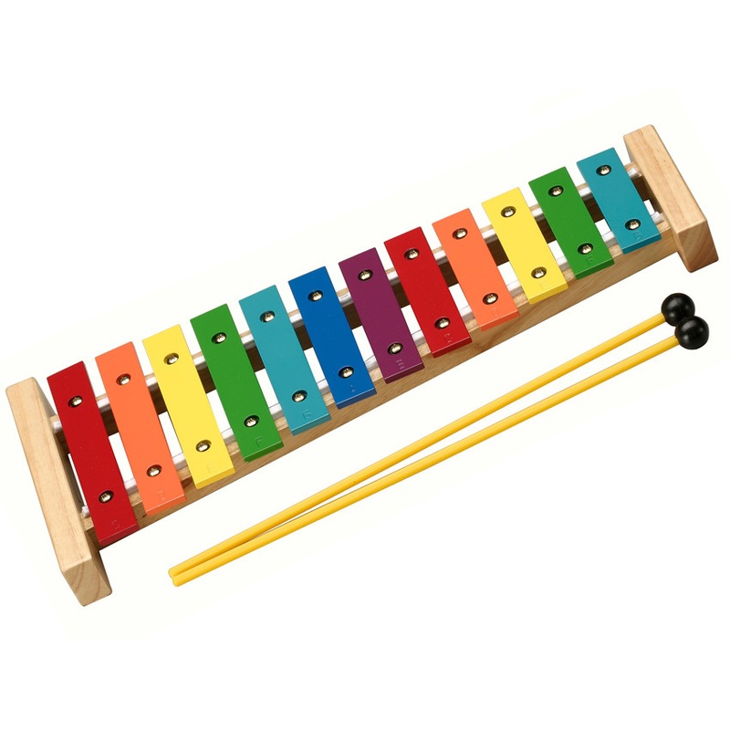 Buy Opus Percussion 12Note Coloured Glockenspiel with Natural Wood