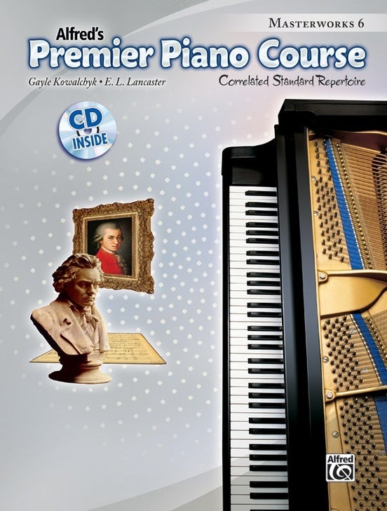 Premier Piano Course Masterworks 6 Book/CD