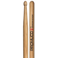 Promuco 18017A American Hickory 7A Drumsticks - 39.7cm Length, Wood Tip