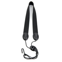 Rico Saxophone Strap, Soprano/Alto, Black Nylon