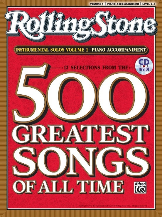 Rolling Stone Instrumental Solos 1 Piano Acc Book/CD