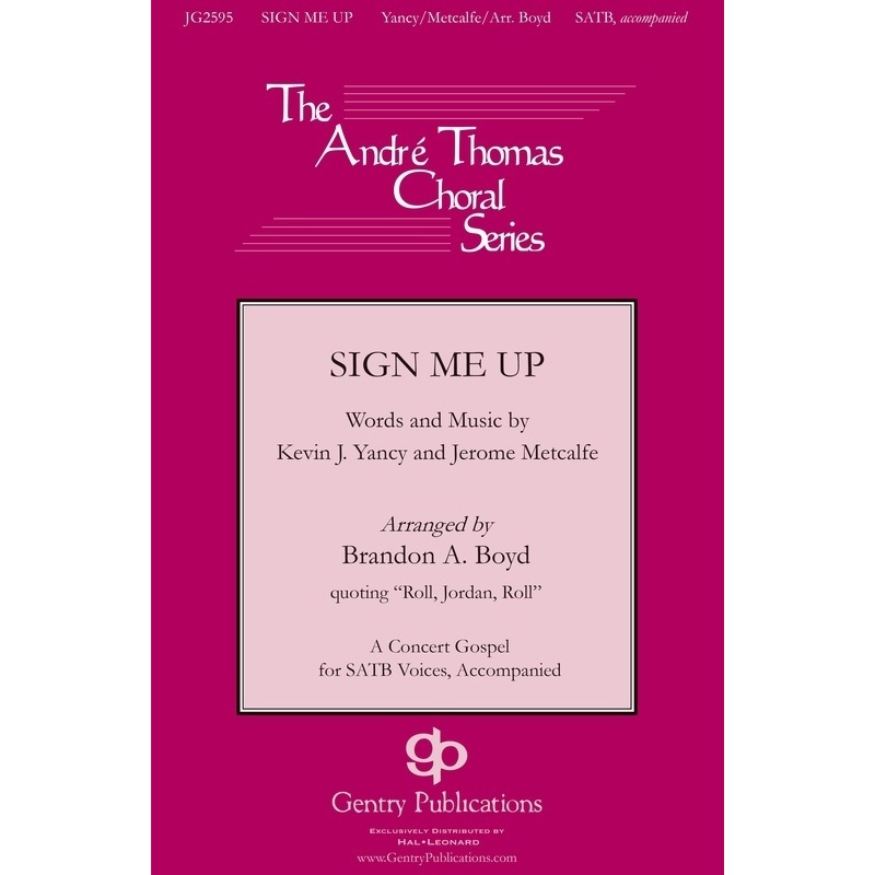 Buy Sign Me Up SATB MyDeal