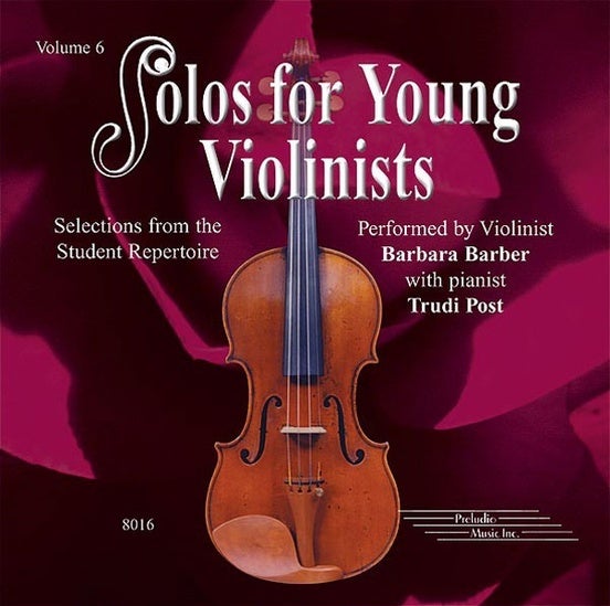 Solos For Young Violinists Volume 6 CD