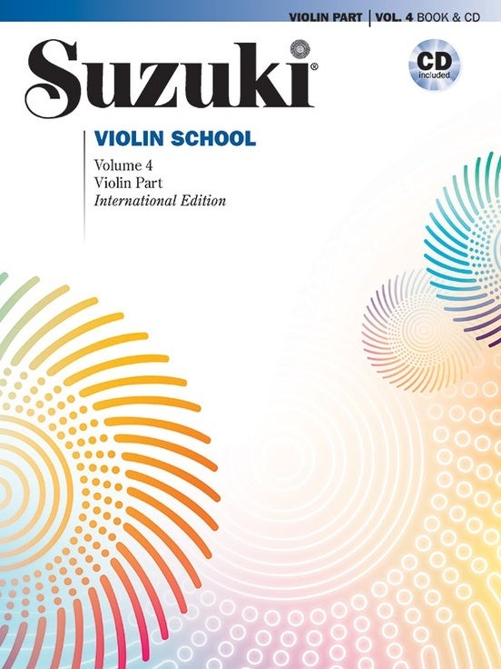 Suzuki Violin School Volume 4 Book/CD