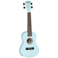 Tanglewood Tiare Series Concert Ukulele Pack - Surf Blue, Linden Wood