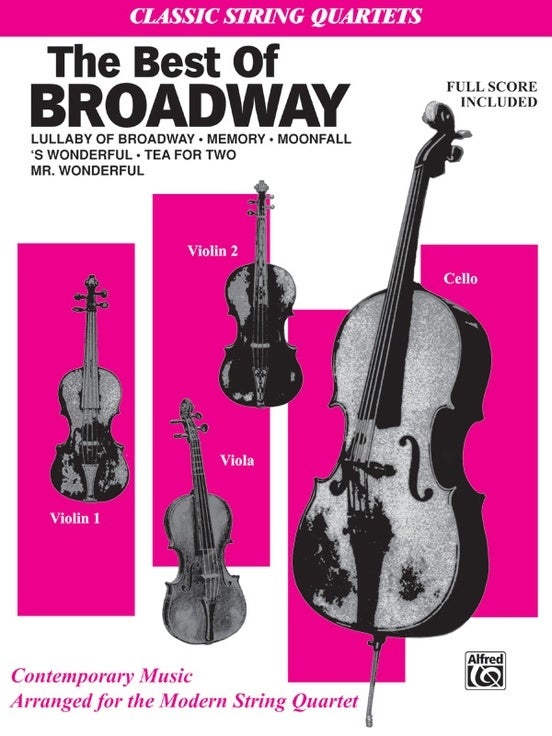 The Best Of Broadway For String Quartet