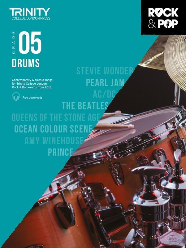 Trinity Rock and Pop Drums Gr 5 2018 (Softcover Book)