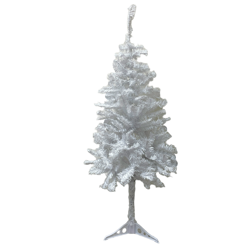 120cm White Christmas Tree - 200 Tips