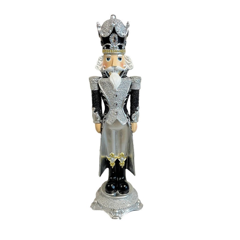 Buy Black & Silver Nutcracker Large 62cm MyDeal