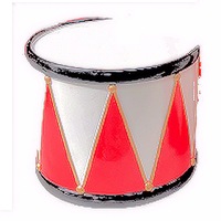 Christmas Ceramic Drum Large 20cm