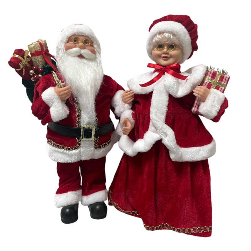 Buy Mr & Mrs Claus Animated 43cm - MyDeal