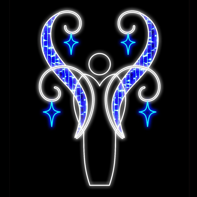 Buy Nativity Angel Christmas Rope Light Motif 180cm MyDeal