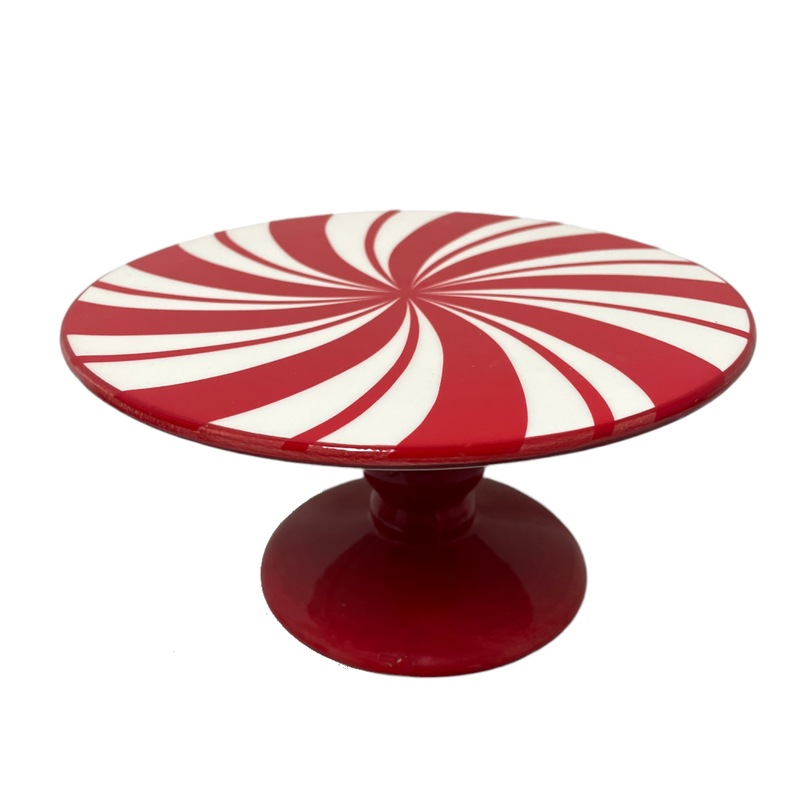 Buy Peppermint Swirl Cake Stand 20cm MyDeal