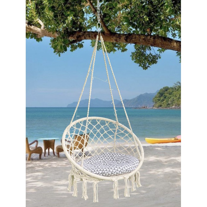 Gardeon Swing Chair Outdoor Furniture Hanging Chairs Hammock 3 Seater