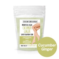 Cucumber Ginger Detox Body Scrub - Body Scrubs Australia