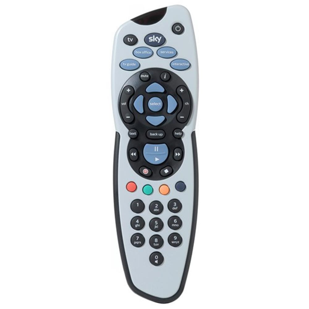 Foxtel TV Remote Control Silver
