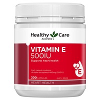 Healthy Care Vitamin E 500IU 200 Capules - Quality Vitamins Australia