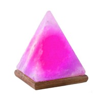 USB Colour Changing Himalayan Salt Lamp Pyramid - Himalayan Salt Lamps Australia