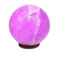 USB Colour Changing Himalayan Salt Lamp Sphere - Himalayan Salt Lamps Australia
