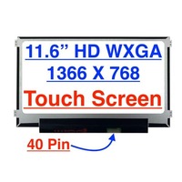 OEM 11.6" 1366x768 40Pin LCD Touch Matte Screen Panel (Screw Holes on Left & [sevoem1150]