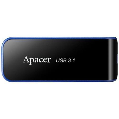 Apacer AH356 64GB USB 3.1 Flash Drive, Backwards compatible with USB 3.0, USB 2.0 [AP64GAH356B-1]