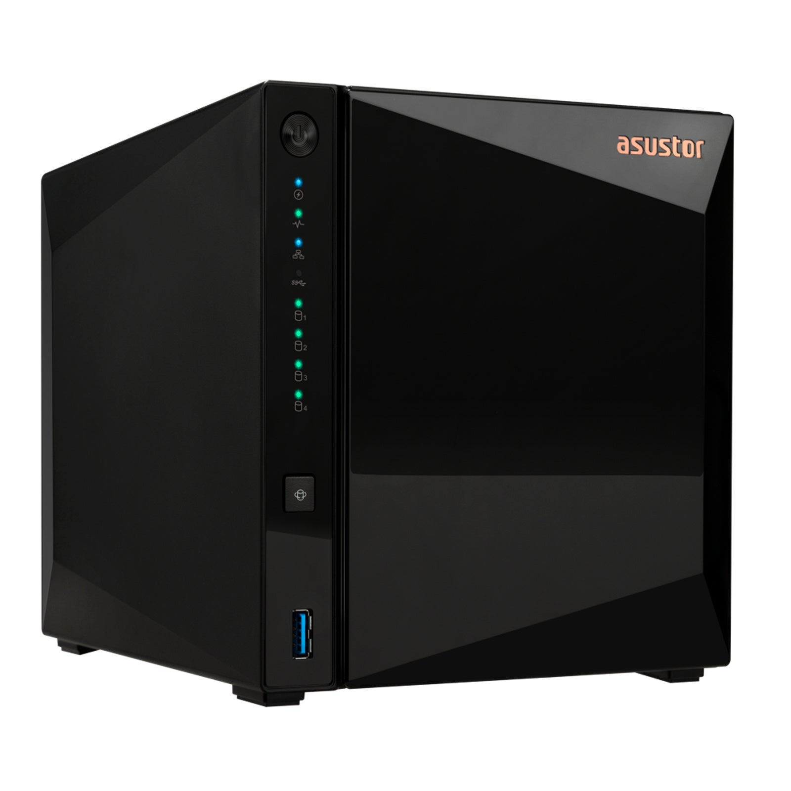 Asustor AS3304T 4-Bay NAS, Quad Core ARM RTD1296 1.4GHz, 2GB RAM, 1x 2.5G/1GbE LAN, 3x USB3.2 Type-A, 3 Years Warranty [AS3304T]