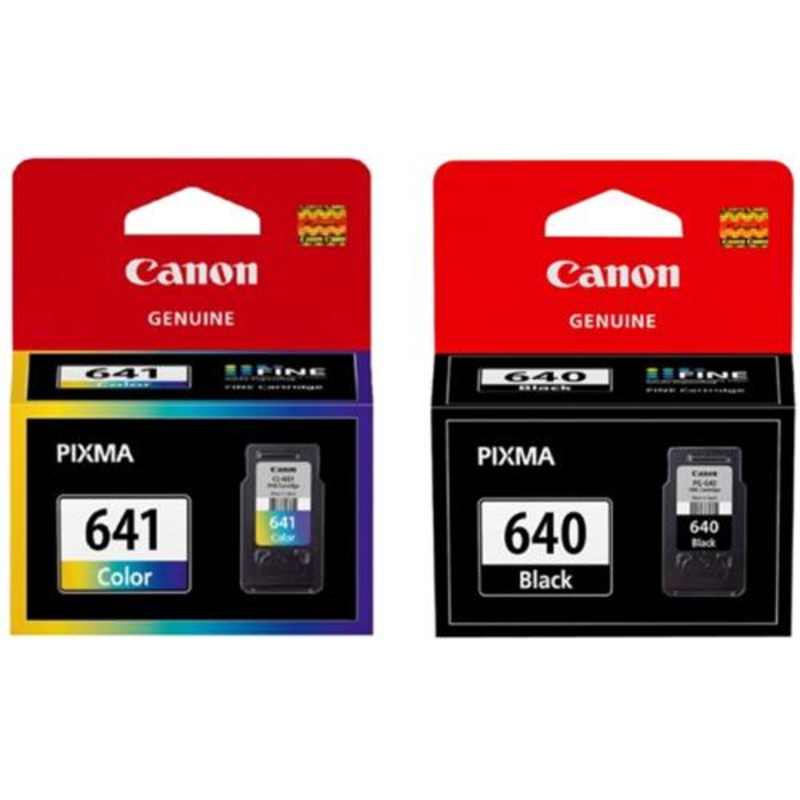 Buy Canon PG640+CL641 Ink Cartridge Value Pack Black+TriColour for
