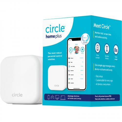 Circle Home Plus Gen 2 - Parental Controls (Bonus 12 Months APP Subscription, Worth $119) [CIR2001-AN]